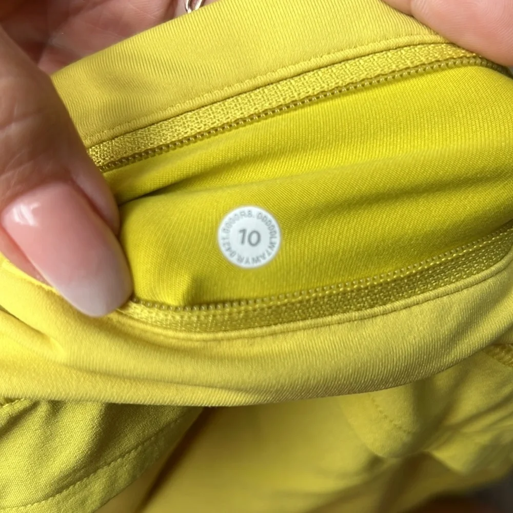 lululemon athletica Yellow Athletic Shorts
